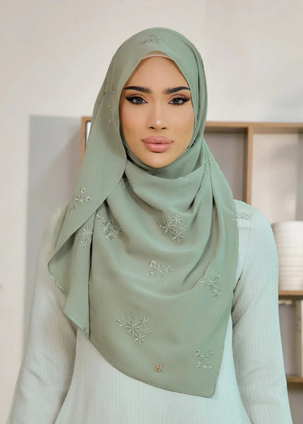 SWEETLY-SO LUXE ELARA in LIGHT OLIVE