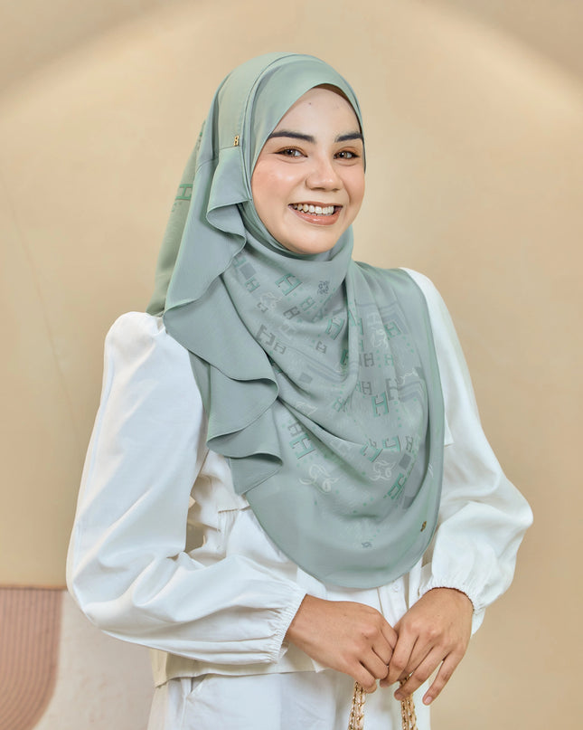 TWEELY-SO RUFFLES SIGNATURE in MISTY JADE