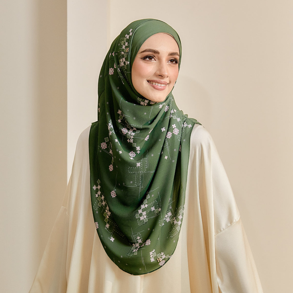 TWEELY-SO BASIC SPRINKLED GEOMETRIC in MOSSY OLIVE