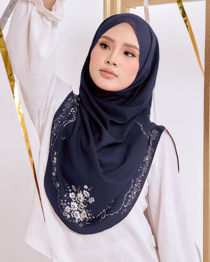 KEENLY-SO RIBBON DAISIES in NAVY