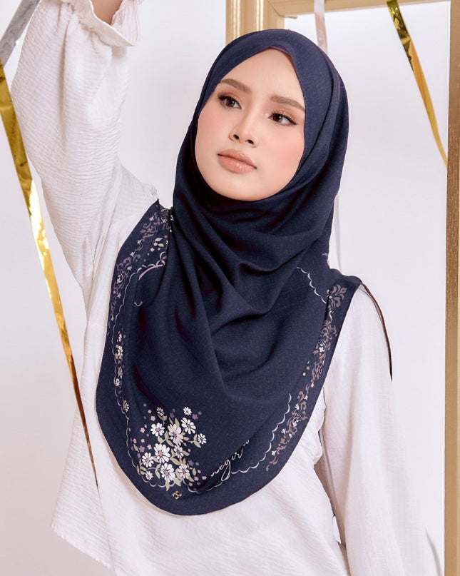 KEENLY-SO RIBBON DAISIES in NAVY