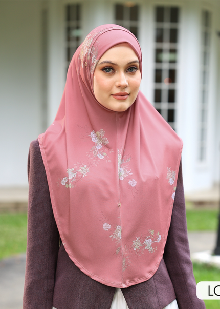 SO-MARJAN TWILL NC GARLAND in RUBY