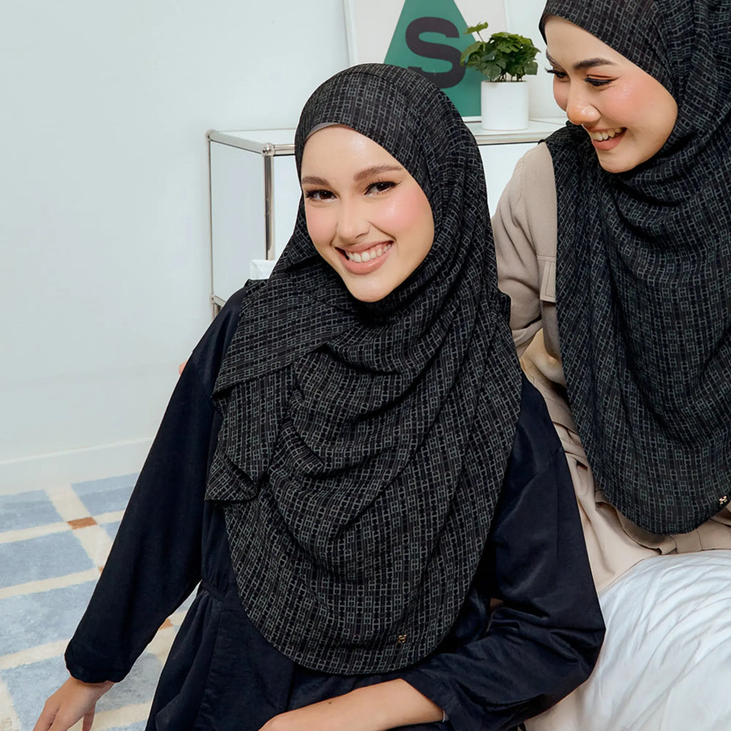 TWEELY-SO RUFFLES BINARY in BLACK