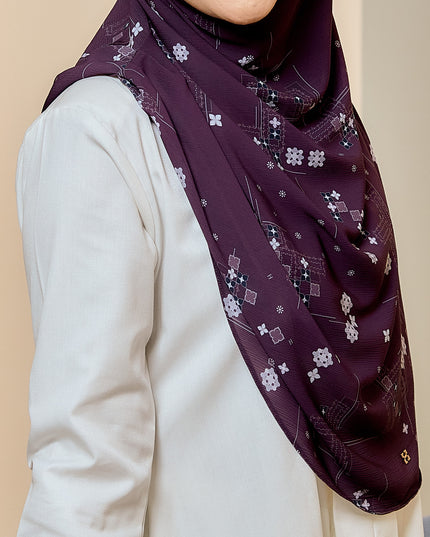 TWEELY-SO BASIC SPRINKLED GEOMETRIC in REGAL PLUM