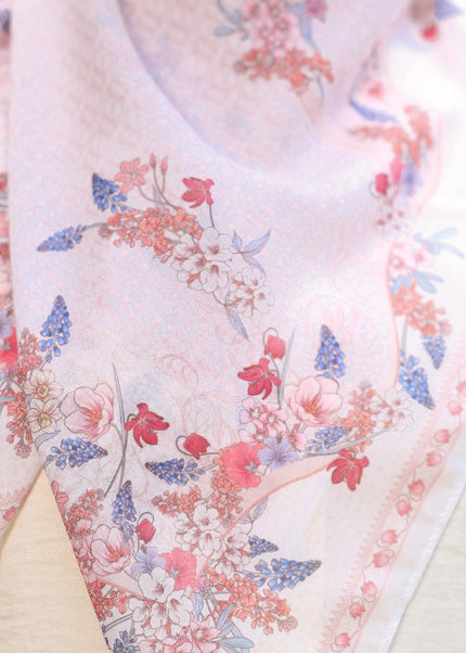 PS-GARLAND VOILE in WHITE