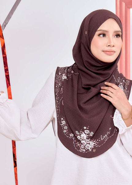 KEENLY-SO RIBBON DAISIES in DARK BROWN