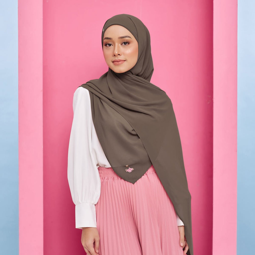 PS-THALIA TIE BACK in BROWNOLIVE