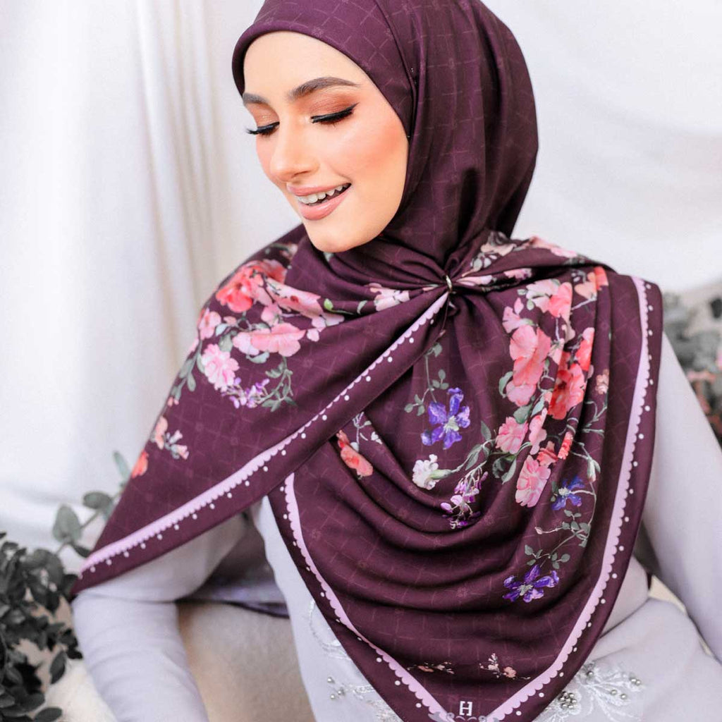 PS-HAYDEN MATTE SATIN in DARK BURGUNDY