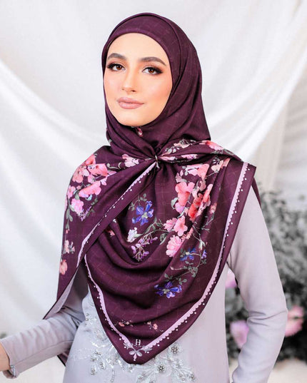 PS-HAYDEN MATTE SATIN in DARK BURGUNDY