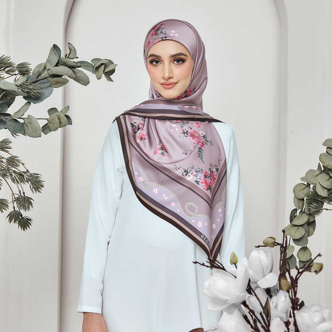 PS-COTTAGE ROSE SATIN in THISTLE