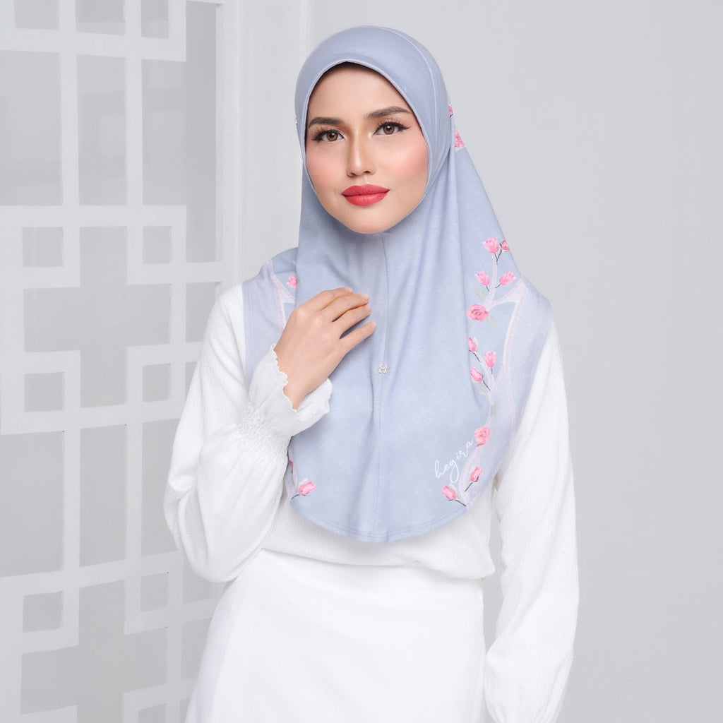 SO-MARVEY ROSY MOSAIC in ICE GRAY