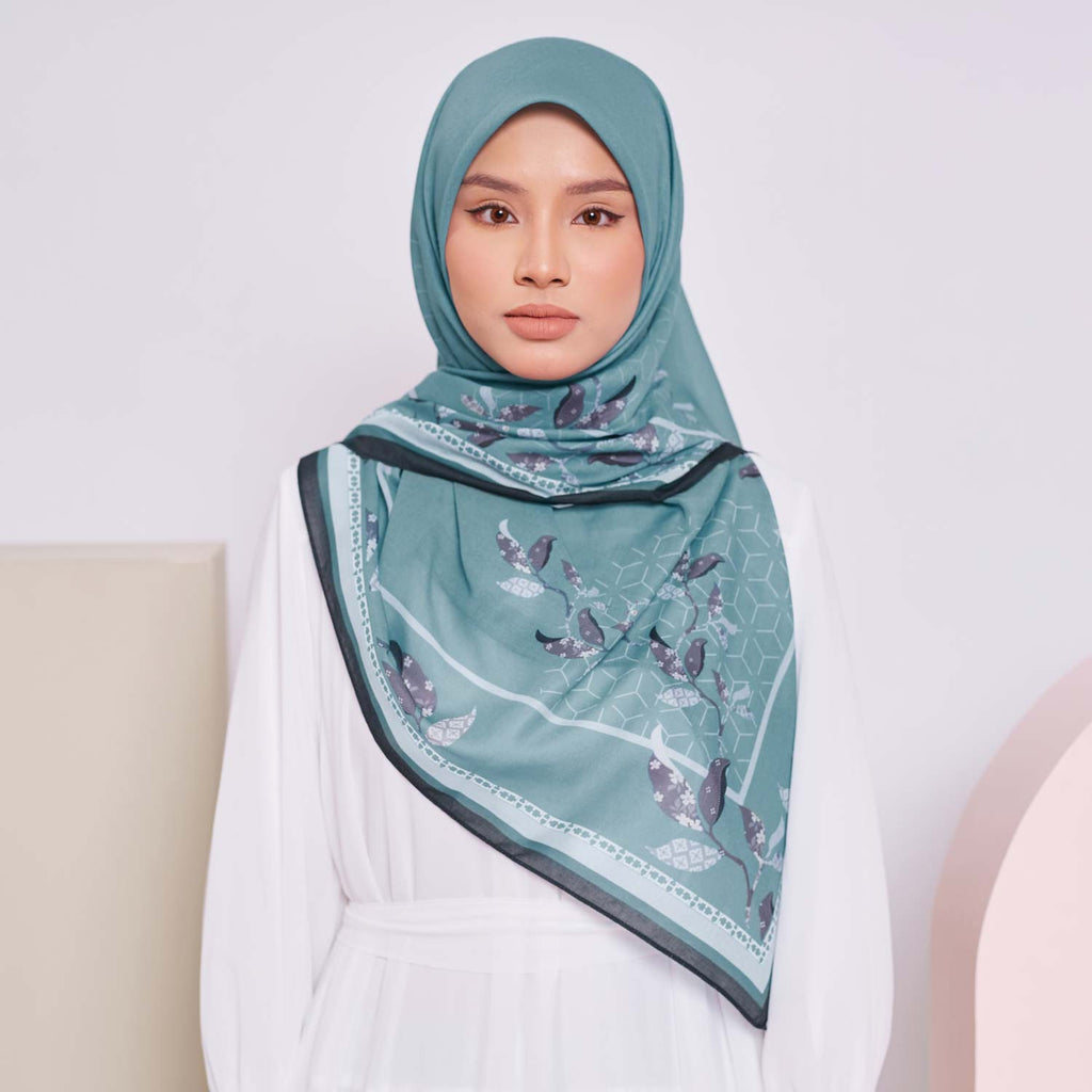 PS-ORIGAMI in MINERAL BLUE