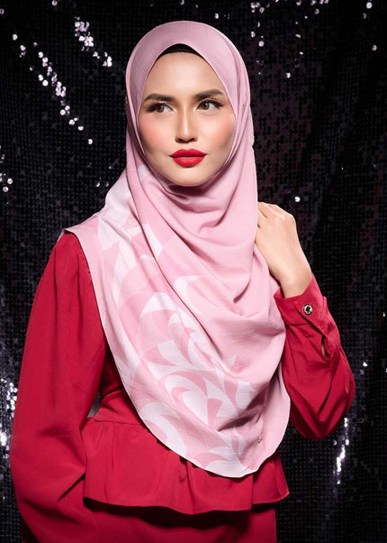 KEENLY-SO WEBBYPETALS in CORAL CLOUD