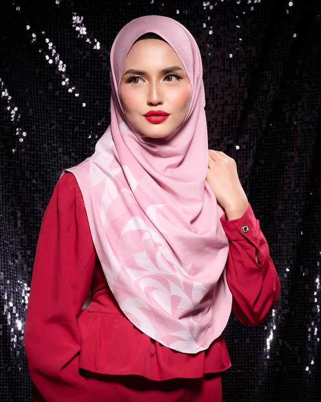 KEENLY-SO WEBBYPETALS in CORAL CLOUD