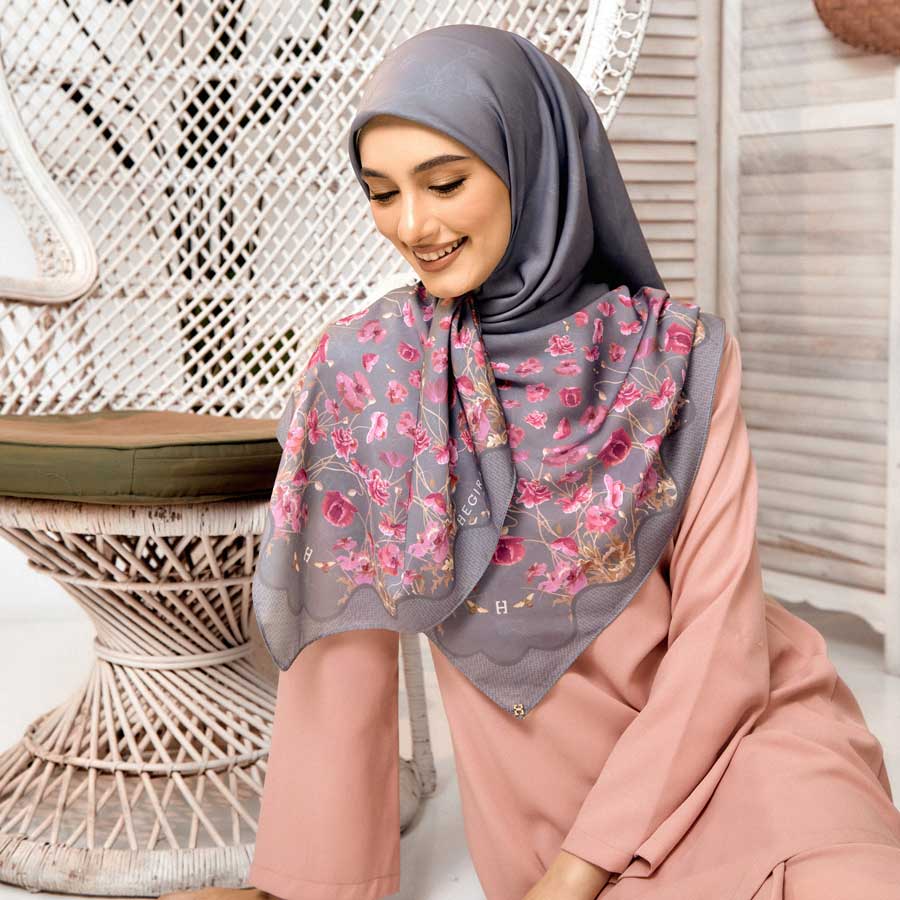 PS-HABEEBA MATTE SATIN in DARK GRAY