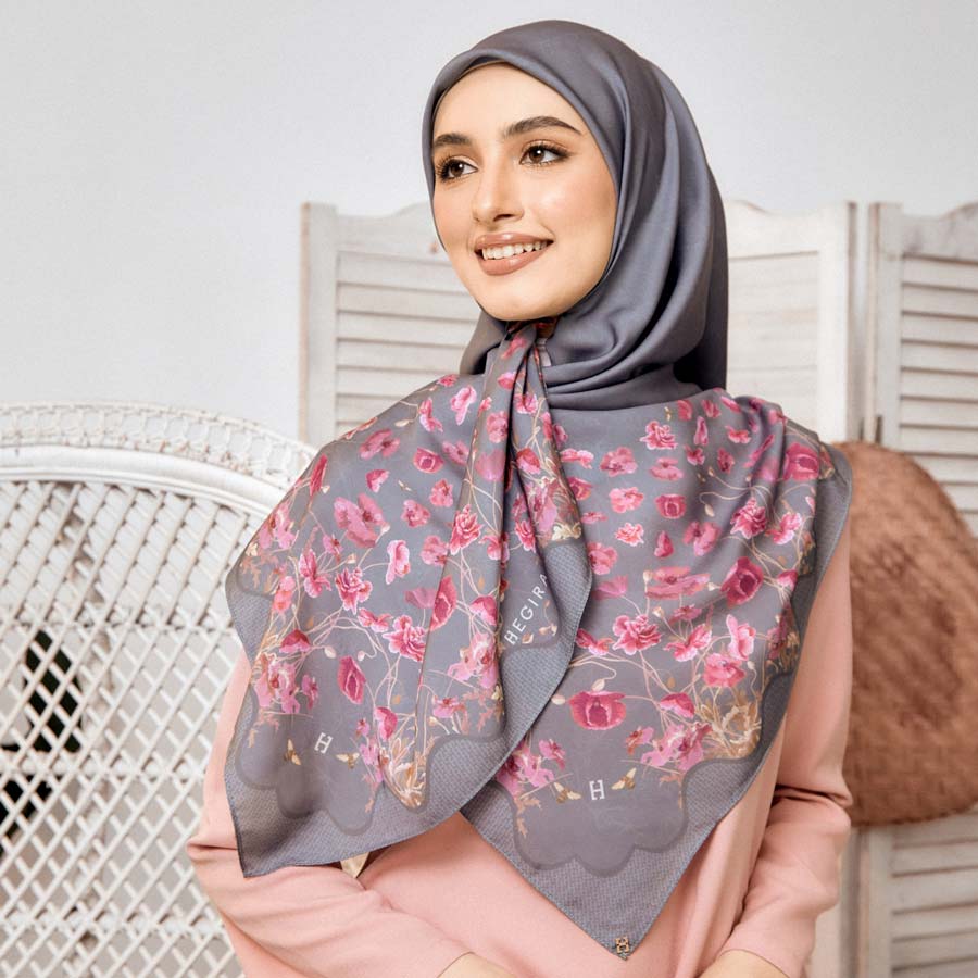 PS-HABEEBA MATTE SATIN in DARK GRAY