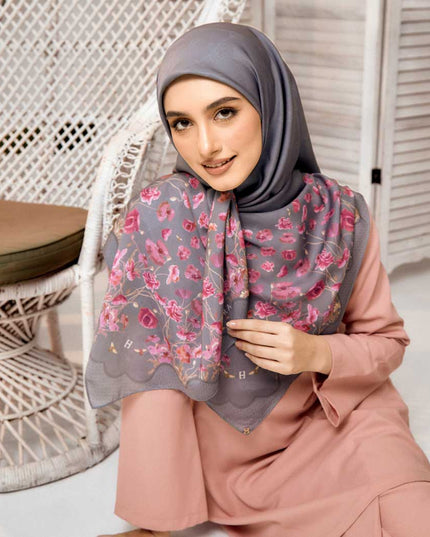 PS-HABEEBA MATTE SATIN in DARK GRAY