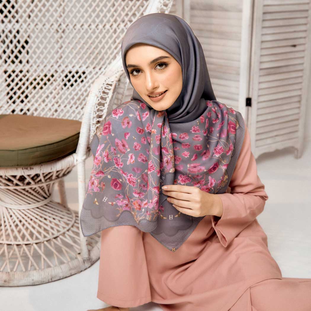 PS-HABEEBA MATTE SATIN in DARK GRAY