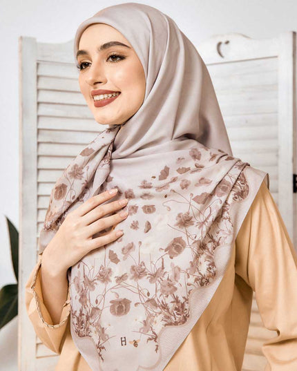PS-HABEEBA MATTE SATIN in HAZEL