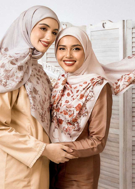 PS-HABEEBA MATTE SATIN in HAZEL