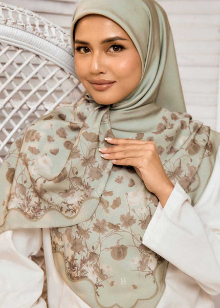PS-HABEEBA MATTE SATIN in MILKY KIWI