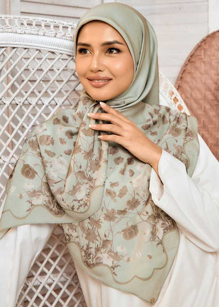 PS-HABEEBA MATTE SATIN in MILKY KIWI