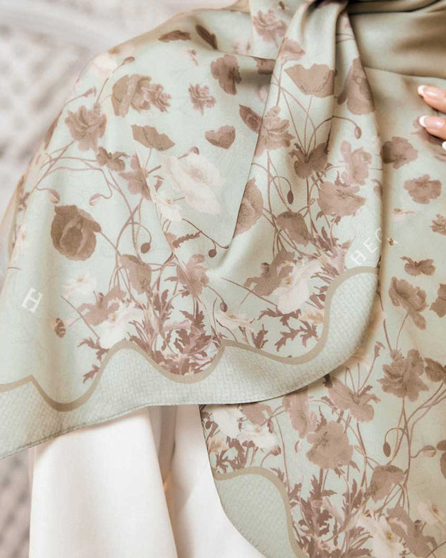 PS-HABEEBA MATTE SATIN in MILKY KIWI