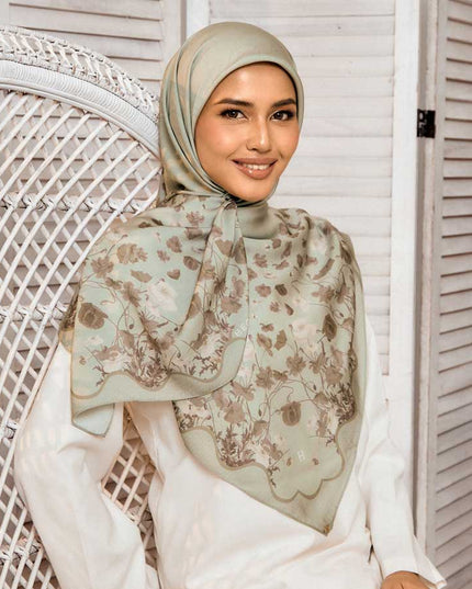 PS-HABEEBA MATTE SATIN in MILKY KIWI