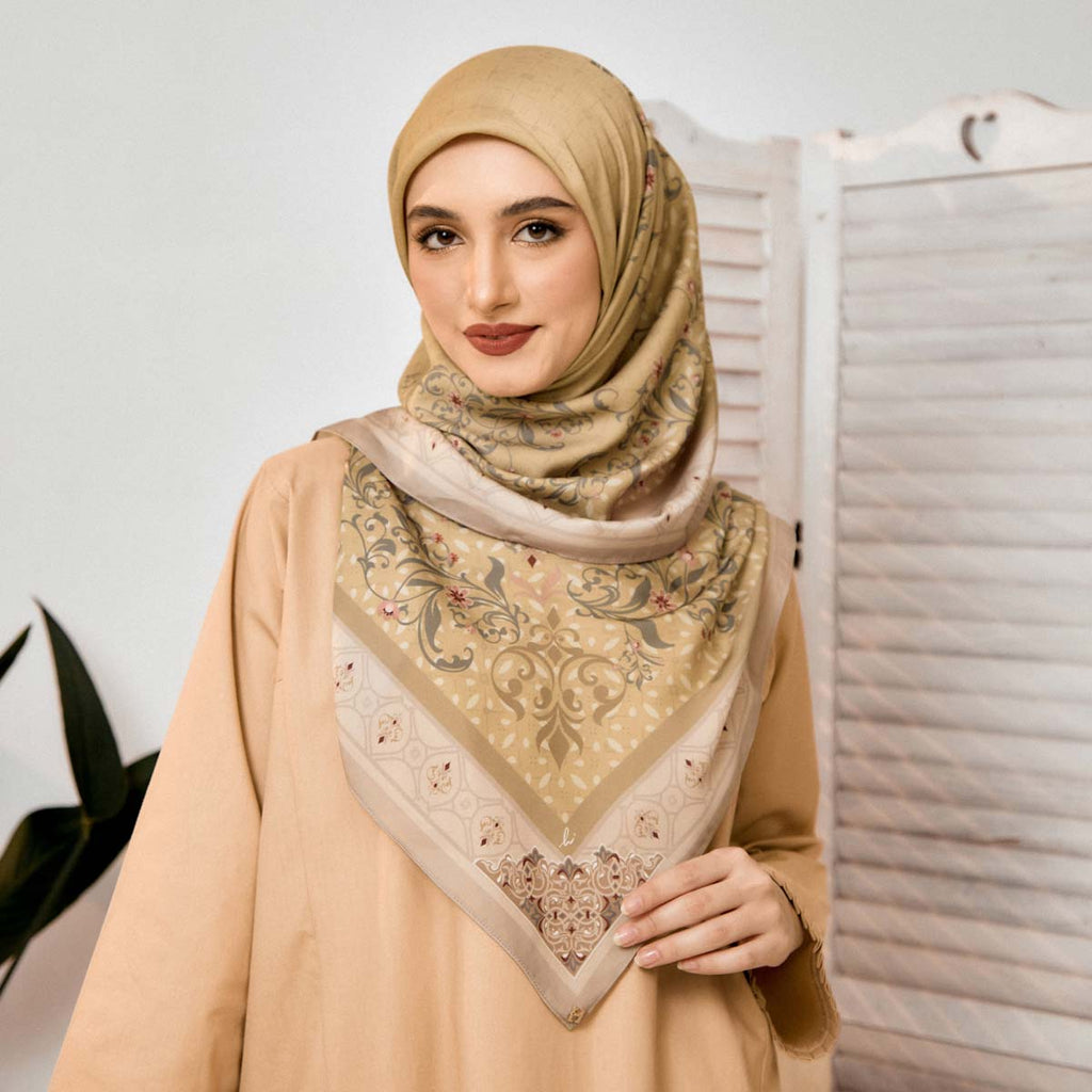 PS-HAIFA MATTE SATIN in MUSTARD