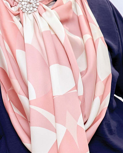 PS-HEIDEMARIE MATTE SATIN in PEACHY