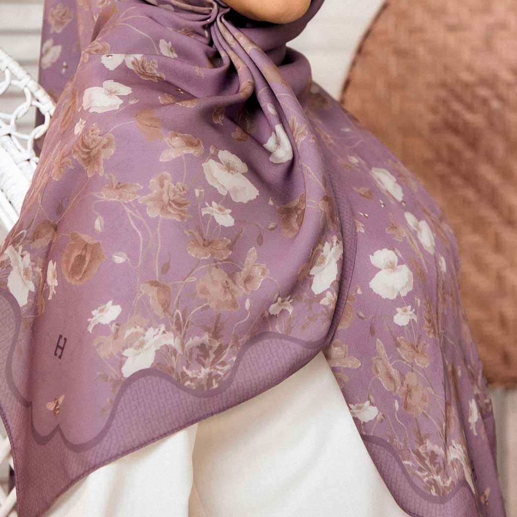 PS-HABEEBA MATTE SATIN in VIOLET